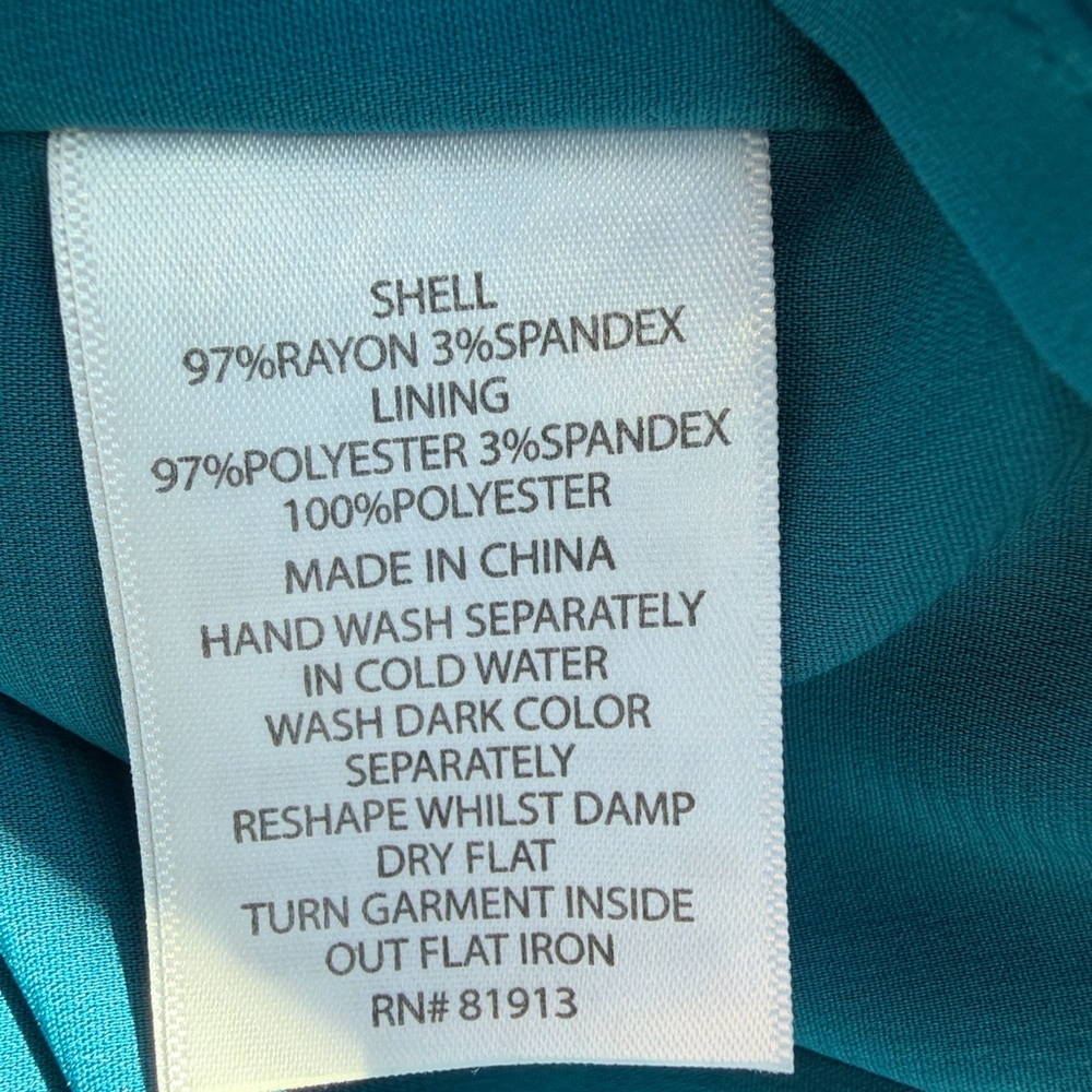 Anthropologie Plentyby Tracy Reese Fit and Flare Abstract Patterned Dress Size 2 - Picture 5 of 5